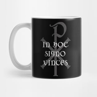 IN HOC SIGNO VINCES Chi Rho Christogram Mug